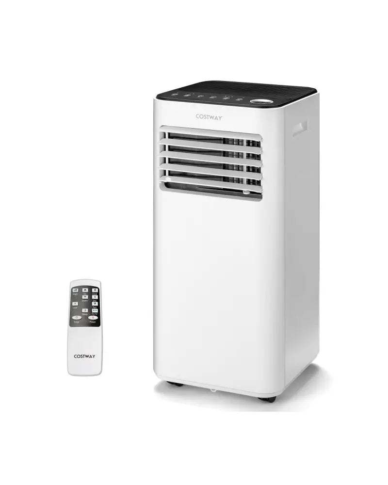 10000 BTU Portable Air Conditioner with Fan Dehumidifier Sleep Mode-White - White - Portable Air Conditioners