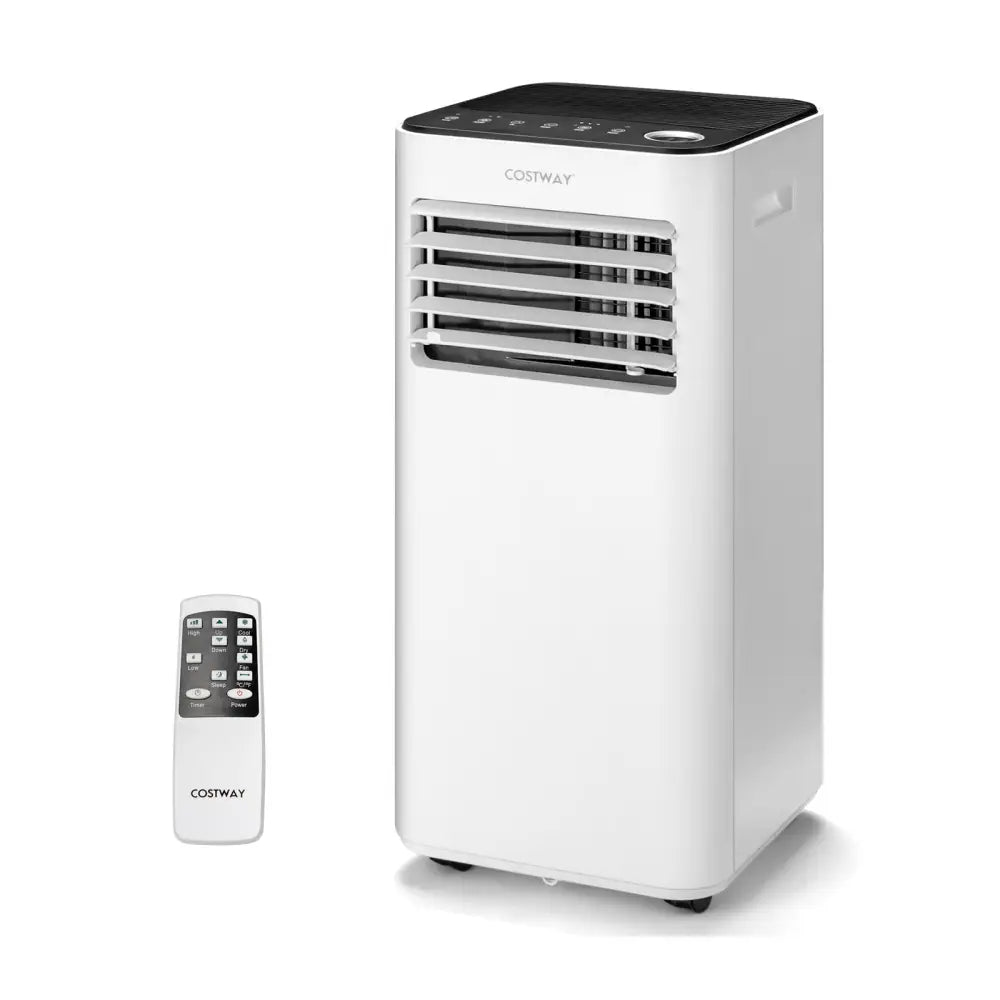 10000 BTU Portable Air Conditioner with Fan Dehumidifier Sleep Mode-White - White - Portable Air Conditioners