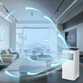 10000 BTU Portable Air Conditioner with Fan Dehumidifier Sleep Mode-White - White - Portable Air Conditioners