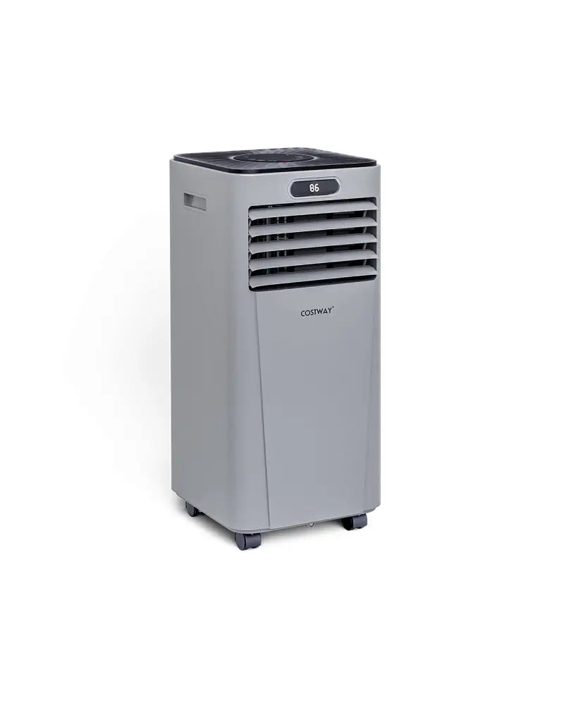 10000 BTU Portable Air Conditioner with Remote Control-Gray - Gray - Portable Air Conditioners