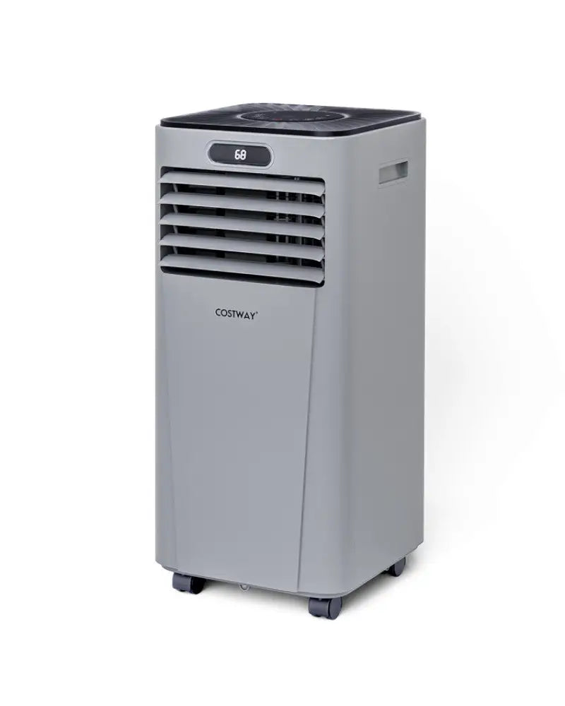 10000 BTU Portable Air Conditioner with Remote Control-Gray - Gray - Portable Air Conditioners