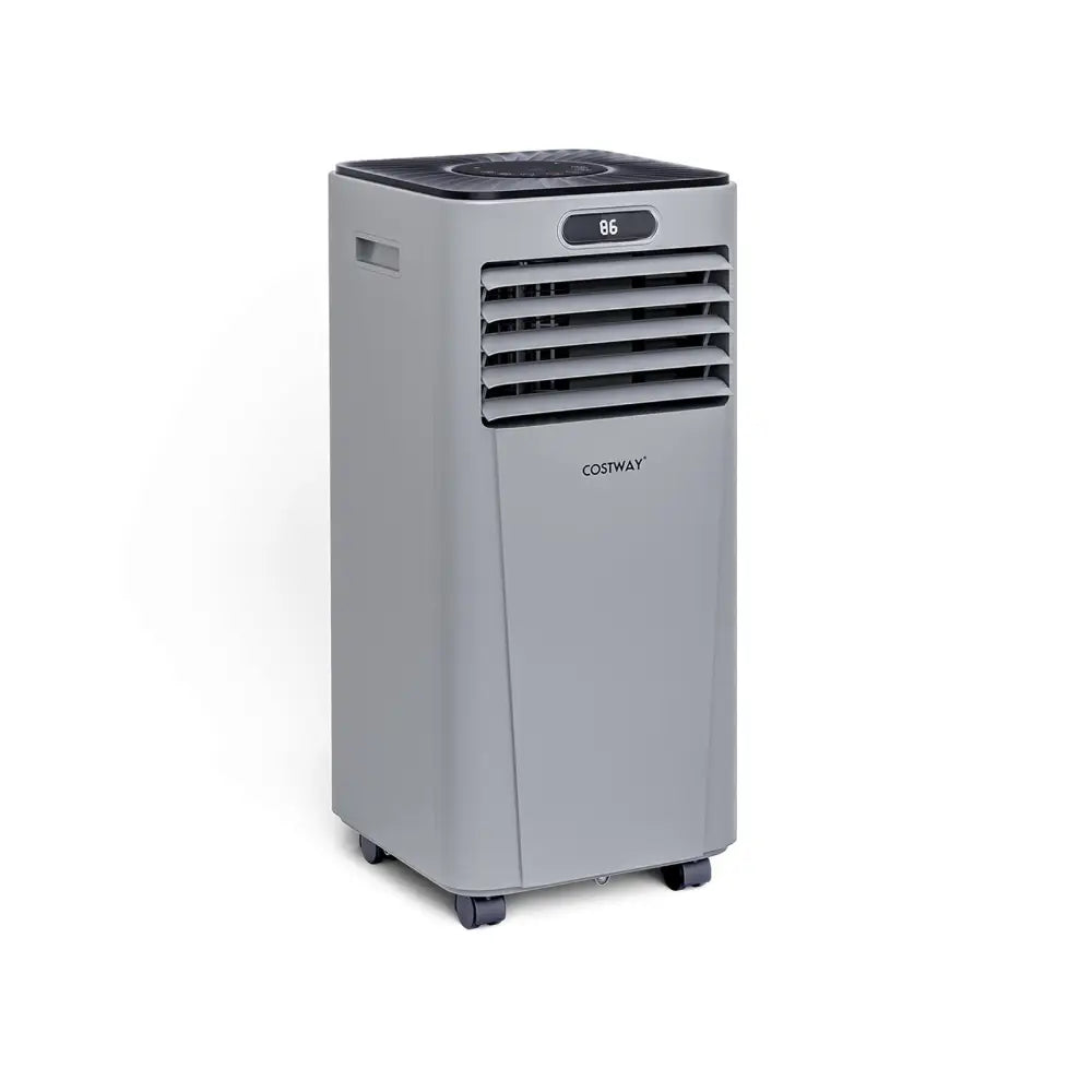 10000 BTU Portable Air Conditioner with Remote Control-Gray - Gray - Portable Air Conditioners