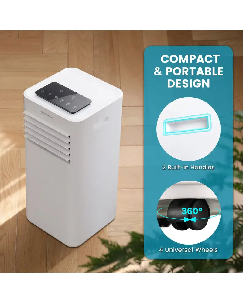 10000 BTU Portable Air Conditioner with Sleep Mode-10000 BTU - White - Portable Air Conditioners