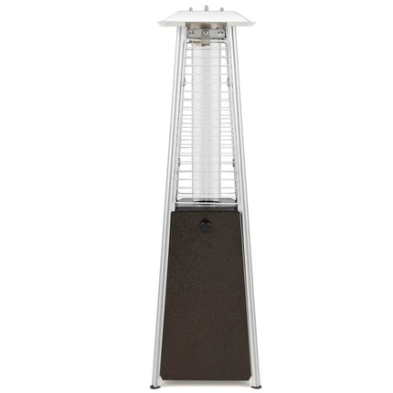 10000 BTU Portable Steel Tabletop Patio Heater with Glass Tube - Black - Patio Heaters