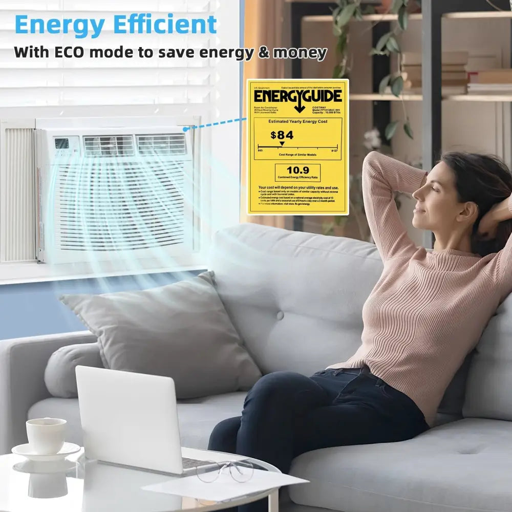 10000 BTU Window Air Conditioner - White - Oasis Home Essentials