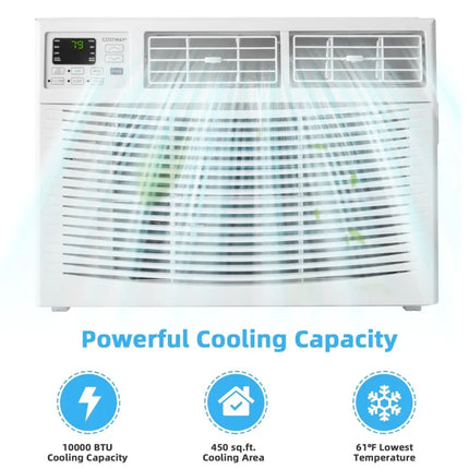 10000 BTU Window Air Conditioner - White - Oasis Home Essentials