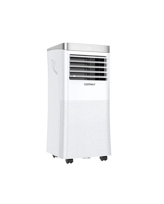 10000BTU 3-in-1 Portable Air Conditioner with Remote Control-White - White - Portable Air Conditioners