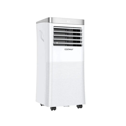 10000BTU 3-in-1 Portable Air Conditioner with Remote Control-White Costway