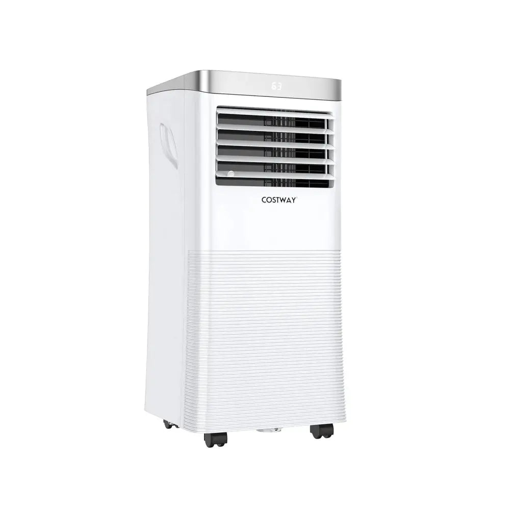 10000BTU 3-in-1 Portable Air Conditioner with Remote Control-White Costway