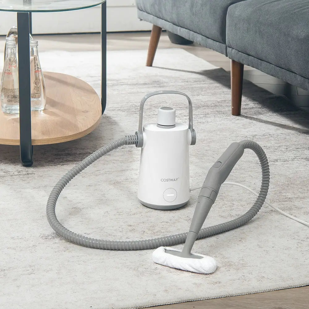 1000W Multifunction Portable Hand-held Steam Cleaner with 10 Accessories-Gray - Gray - Vacuums & Cleaners