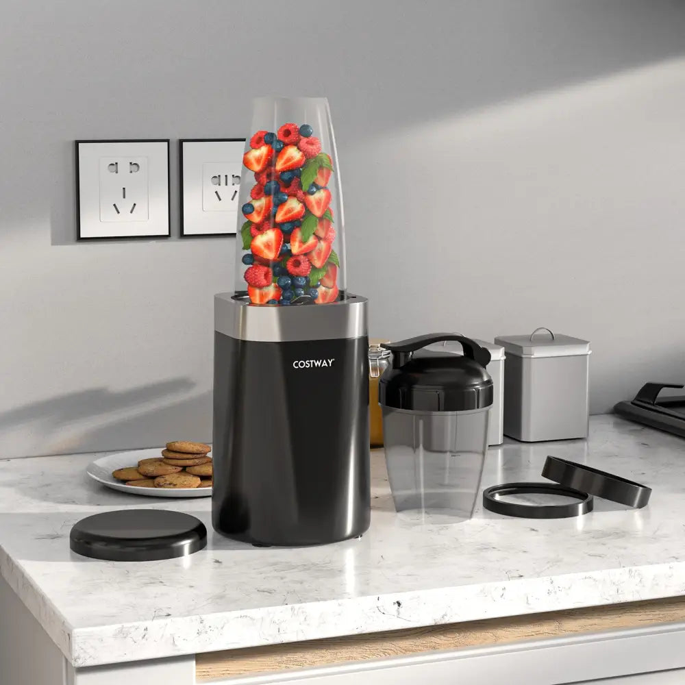1000W Portable Blender with 6 - Blade Design - Black - Oasis Home Essentials