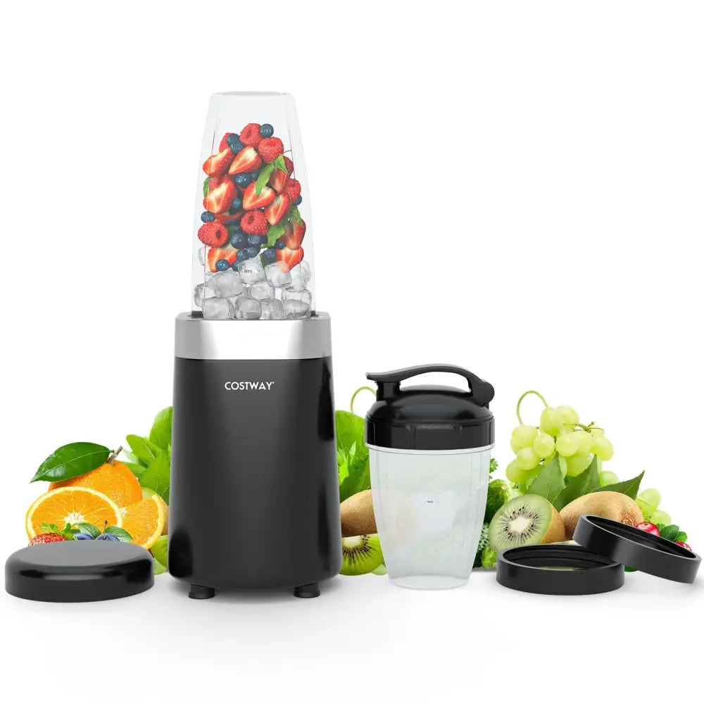 1000W Portable Blender with 6 - Blade Design - Black - Oasis Home Essentials