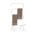 100W Electric Towel Warmer Drying Rack - White - Towel Racks