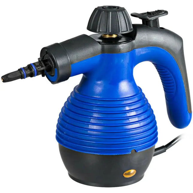 1050W Multi-Purpose Handheld Pressurized Steam Cleaner-Blue Costway