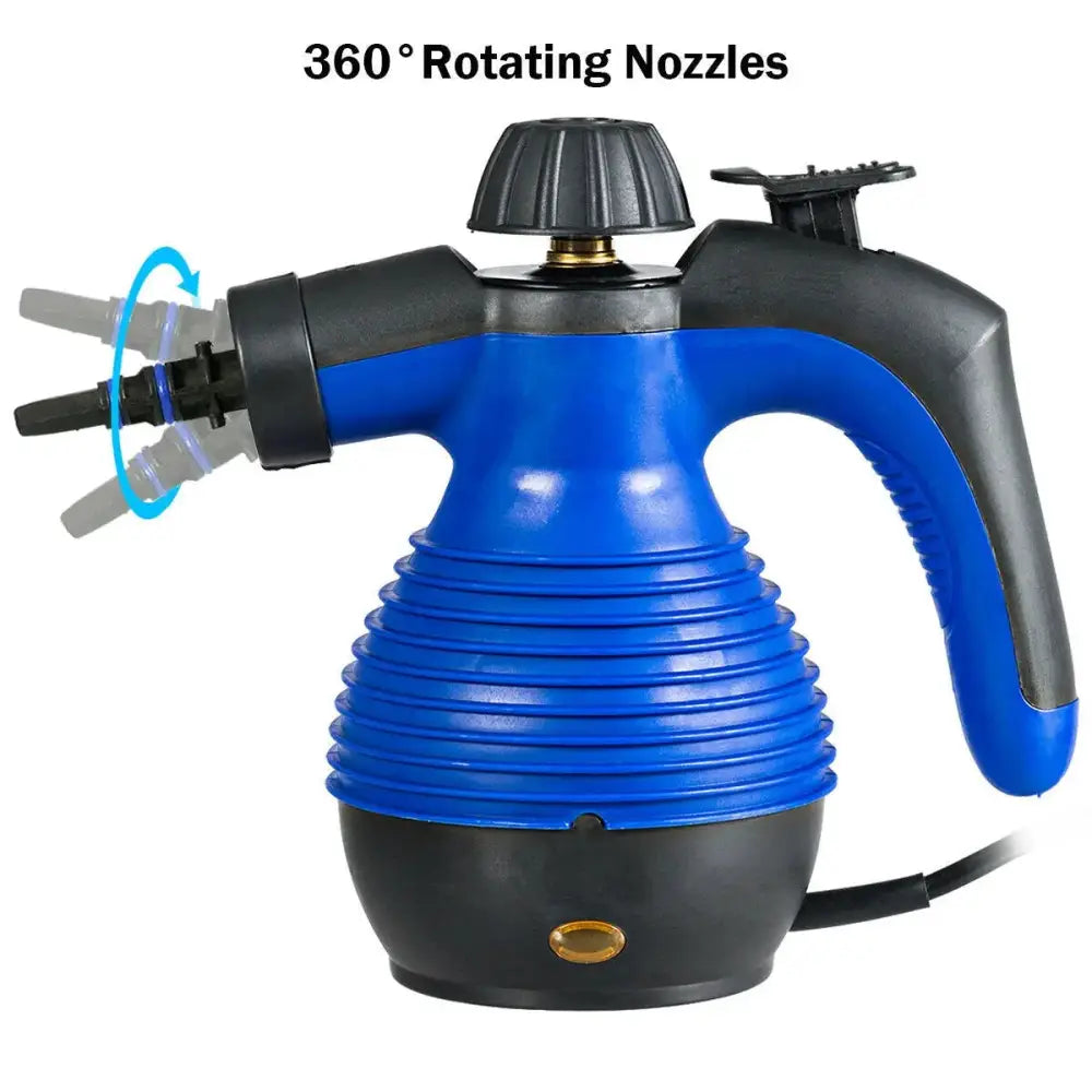 1050W Multi-Purpose Handheld Pressurized Steam Cleaner-Blue Costway