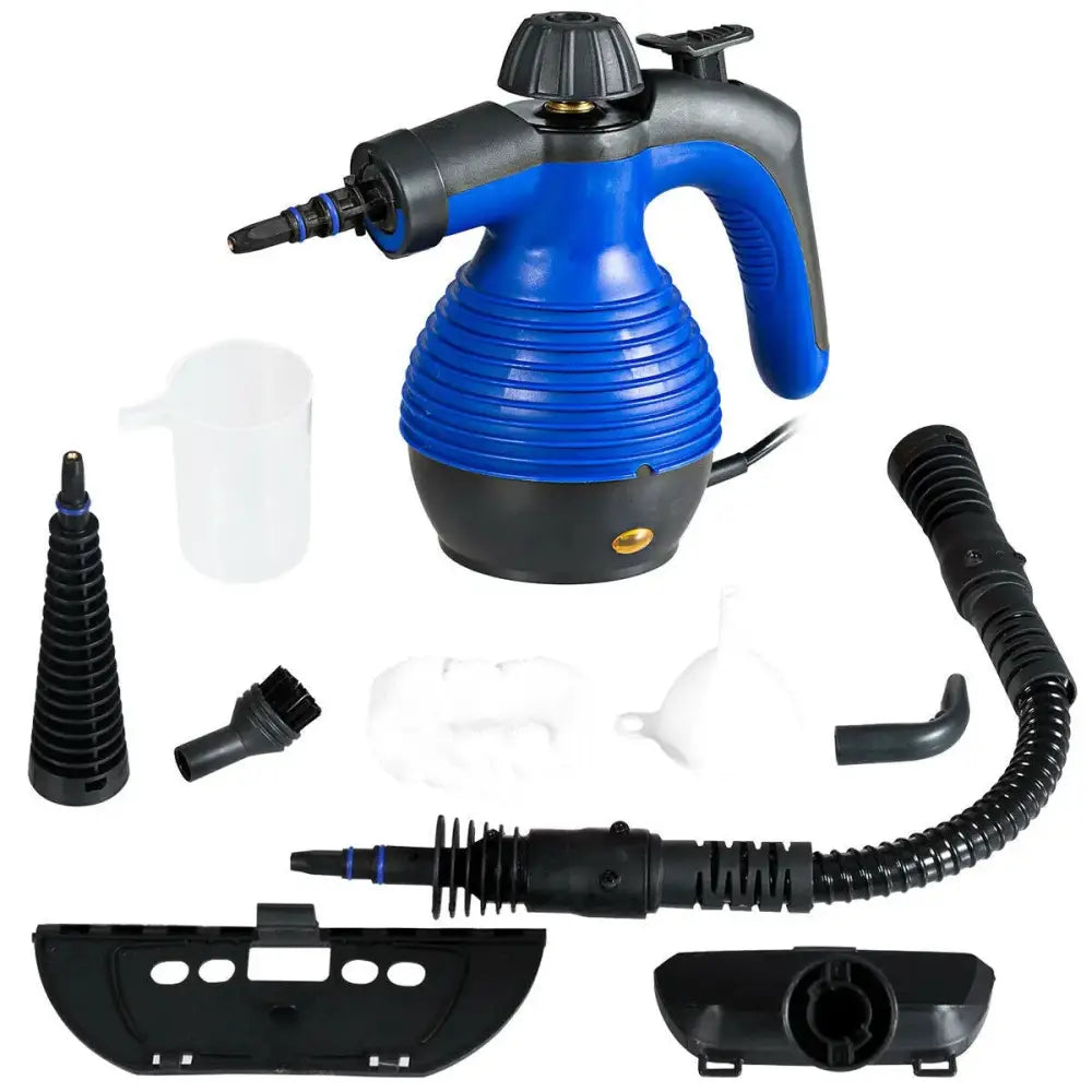 1050W Multi-Purpose Handheld Pressurized Steam Cleaner-Blue Costway