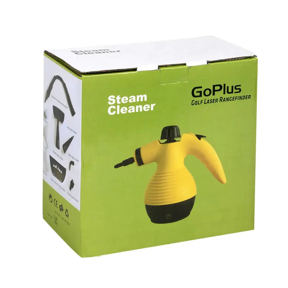 1050W Multi-Purpose Handheld Pressurized Steam Cleaner-Yellow Costway