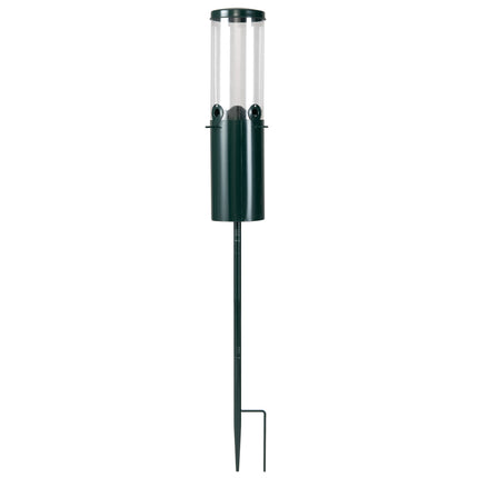 10 LBS Large Capacity Squirrel Proof Bird Feeder with Pole Mount and Baffle