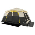 10 Person Instant Cabin Camping Tent with Rainfly 13 ft x 9 ft Portable Large Family Tent-Beige