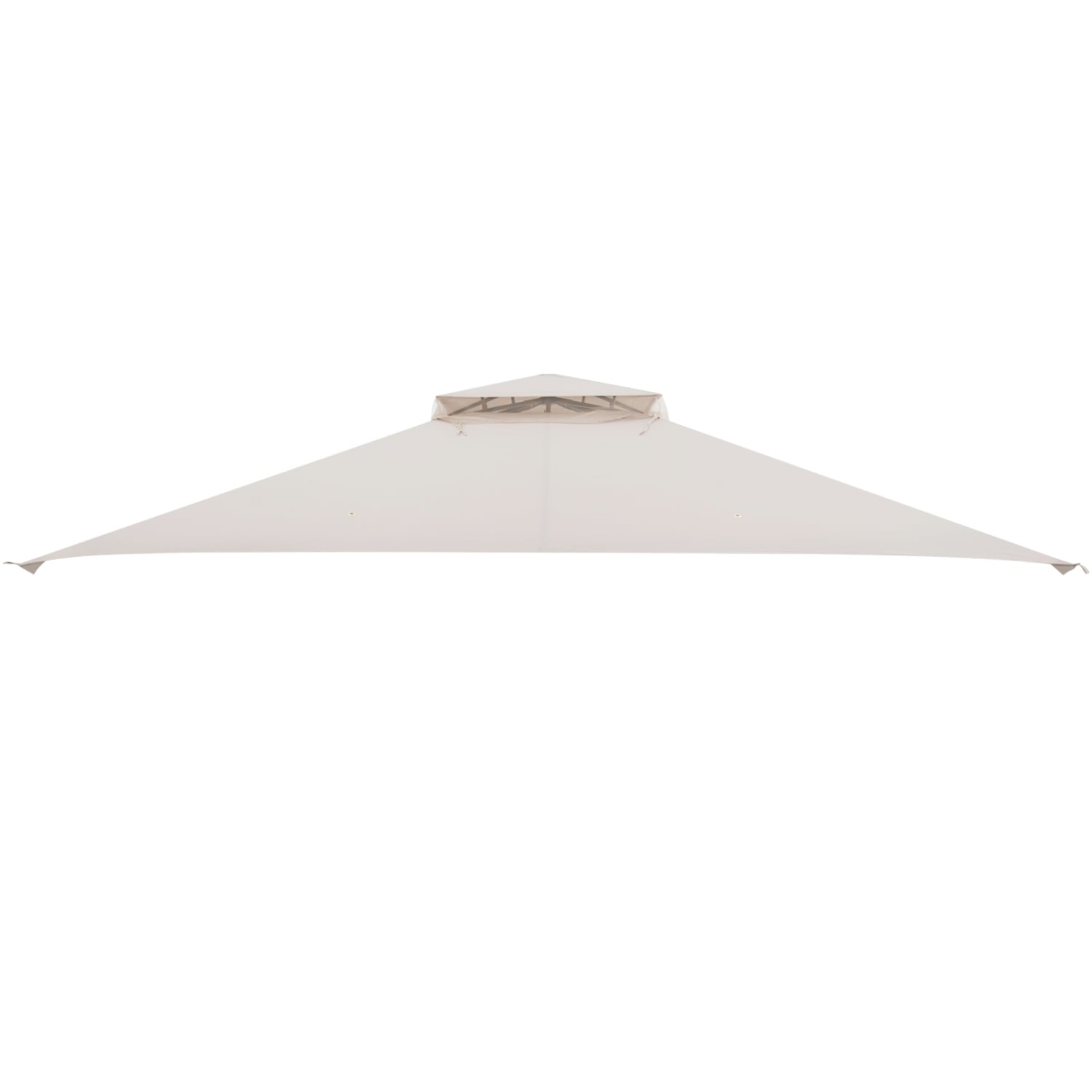 Bâche de rechange pour tonnelle 10 x 12 pieds avec évacuation d'air et trous de drainage - Beige