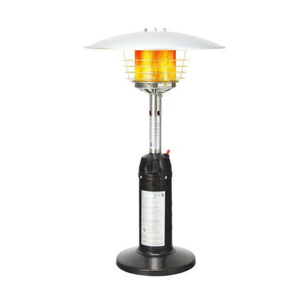 11 000 BTU Portable Tabletop Propane Patio Standing Heater-Black - Black - Patio Heaters