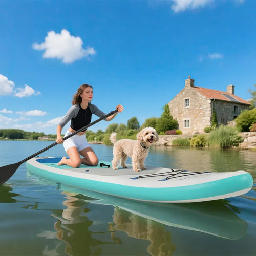 11 Feet Premium SUP Inflatable Stand Up Paddle Board with Accessories-L - Surfing