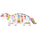 11 - in - 1 Dinosaur Activity Wall Busy Board Panels for Toddlers Education and Early Development - White - Oasis Home Essentials