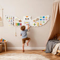 11-in-1 Toddler Learning Activity Center Owl Activity Wall Busy Board Panels for 3+ Years Old - Learning Toys