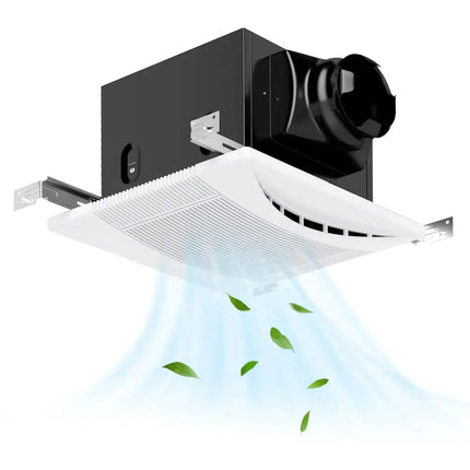 110 CFM Ceiling Mount Exhaust Ventilation Fan with Metal Housing Costway