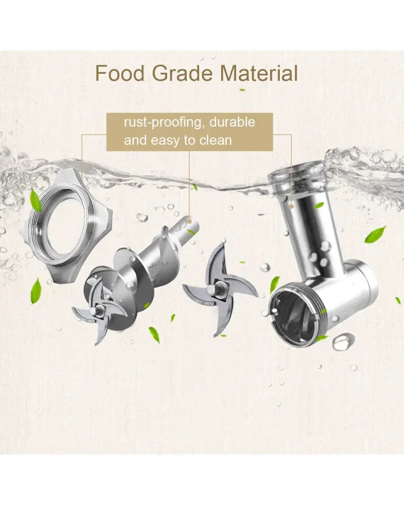 1100W Stainless Steel Heavy Duty #22 Electric Meat Grinder - Food Grinders & Mills