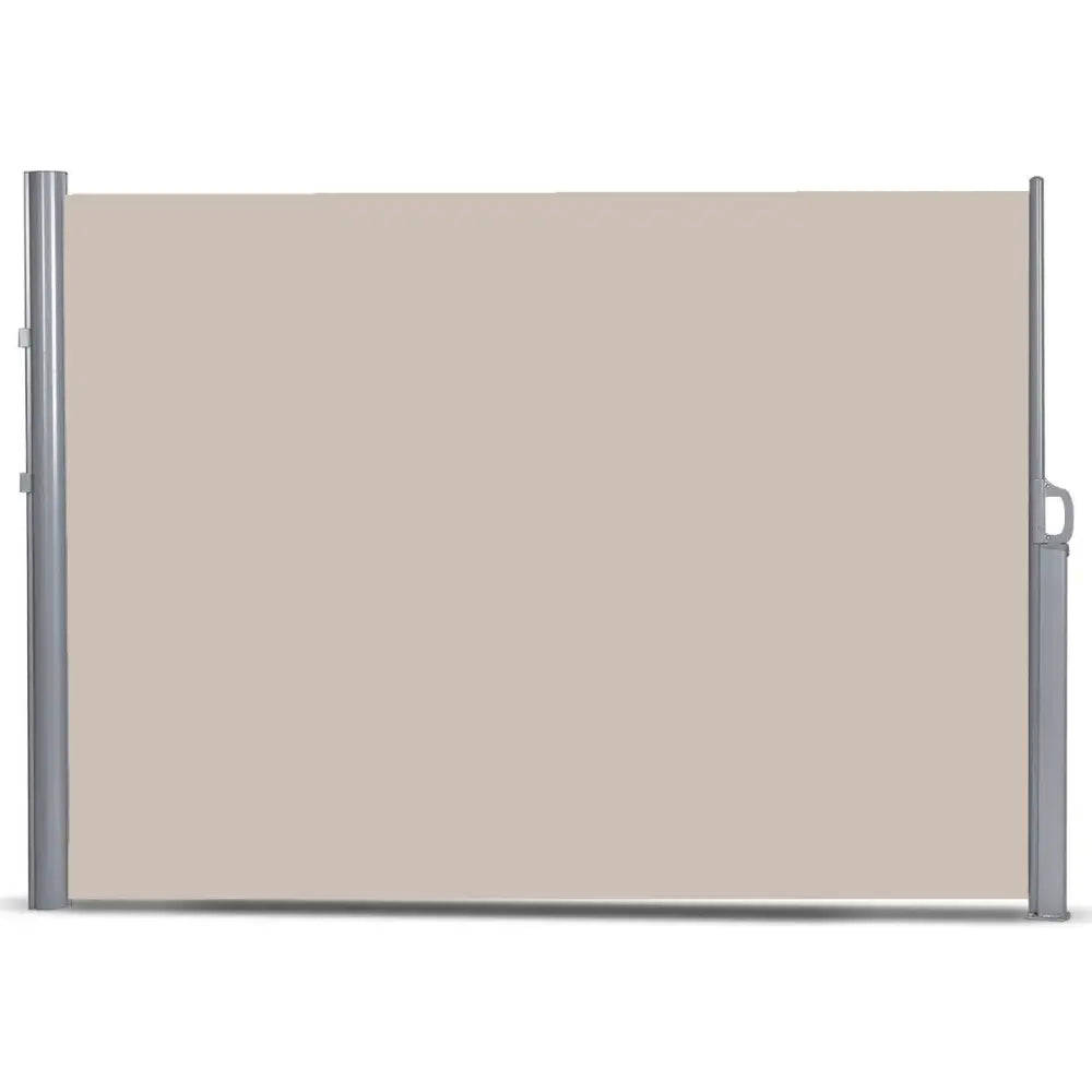 118.5 x 71 Inch Patio Retractable Folding Side Awning Screen - Outdoor Shades