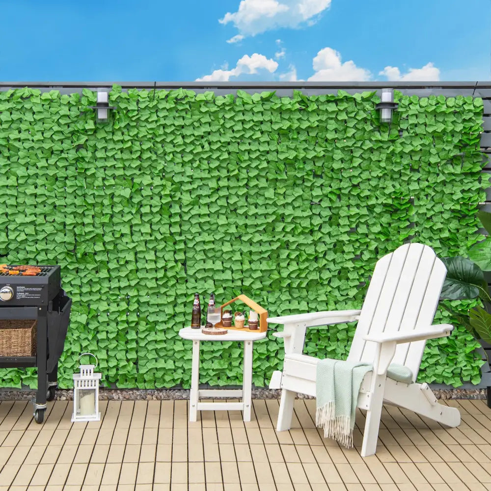 118 x 39 Inch Artificial Ivy Privacy Fence for Fence and Vine Decor - Light Green - Outdoor Privacy Screens