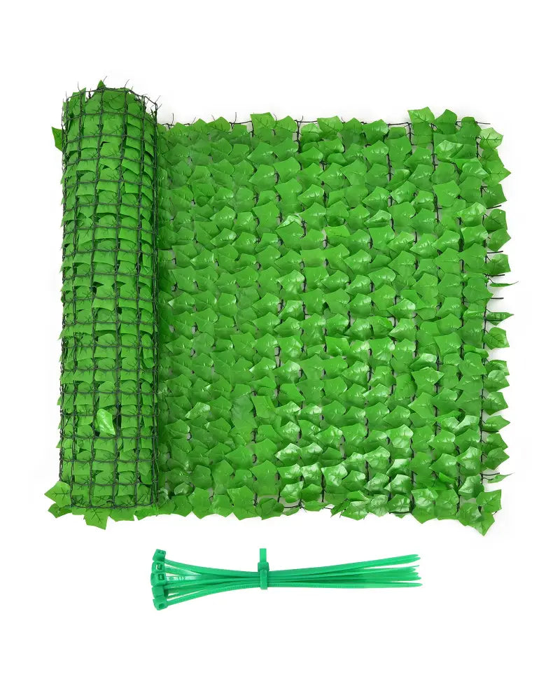 118 x 39 Inch Artificial Ivy Privacy Fence for Fence and Vine Decor - Light Green - Outdoor Privacy Screens