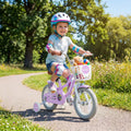 12/14/16/18/20 Inch Adjustable Kids Bike with 2 Brake System-12 Inch - Purple - Kids Bike