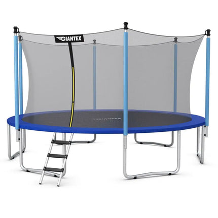 12 Feet Trampoline Combo with Spring Pad Ladder - Trampolines