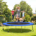 12 Feet Waterproof and Tear-Resistant Universal Trampoline Safety Pad Spring Cover-Blue - Blue - Trampoline Accessories