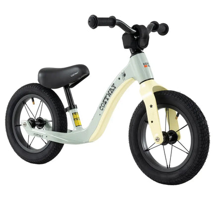 12 - Inch Balance Bike with Adjustable Seat and Rotatable Handlebar for Over 36 Months Old - Green - Oasis Home Essentials