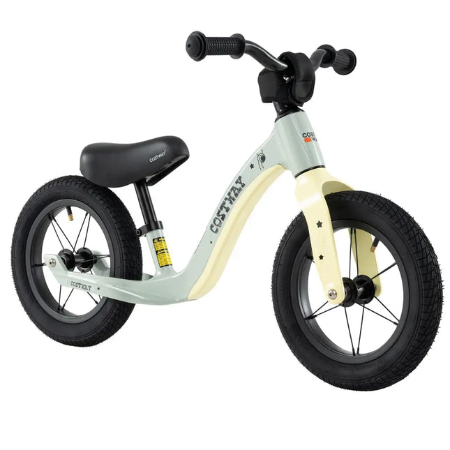 12 - Inch Balance Bike with Adjustable Seat and Rotatable Handlebar for Over 36 Months Old - Green - Oasis Home Essentials