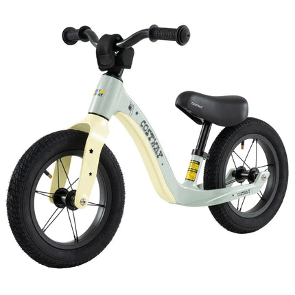 12 - Inch Balance Bike with Adjustable Seat and Rotatable Handlebar for Over 36 Months Old - Green - Oasis Home Essentials