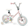12 Inch Kids Bike Adjustable for 3 - 8 Years Old Children Pink - Stars & Moon - Oasis Home Essentials