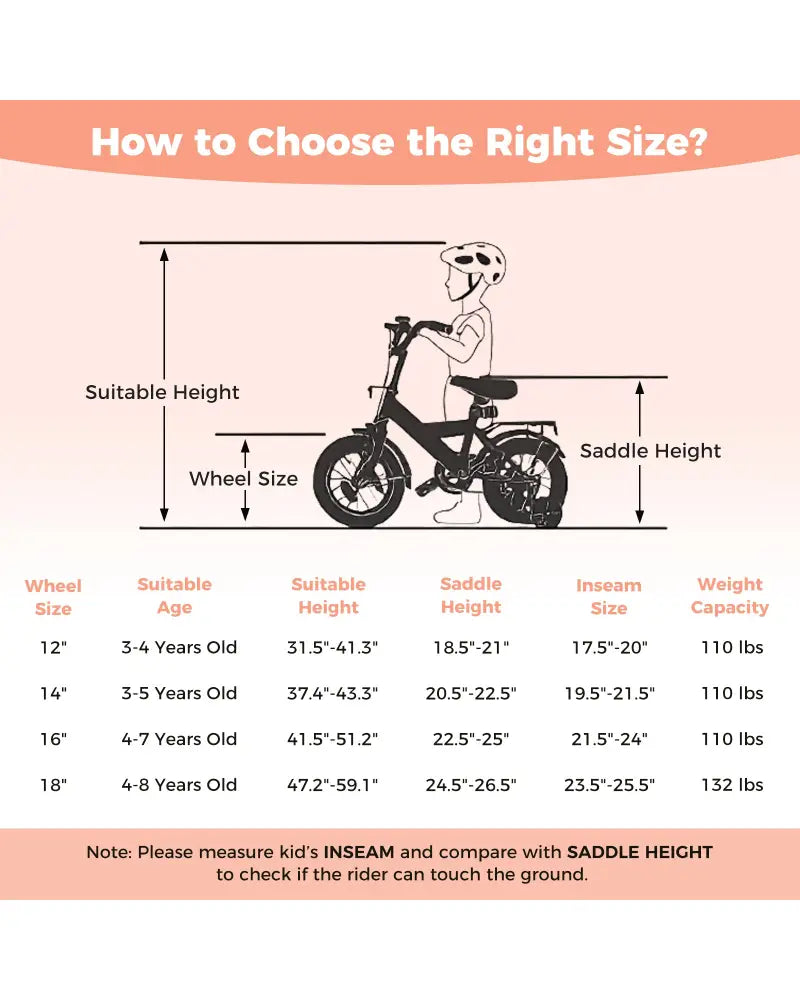 12 Inch Kids Bike Adjustable for 3-8 Years Old Children Pink - Stars & Moon - Pink - Kids Bike