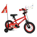12 Inch Kids Bike Adjustable with Christmas Music & Flag for Aged 3 - 5 Years Old - Oasis Home Essentials