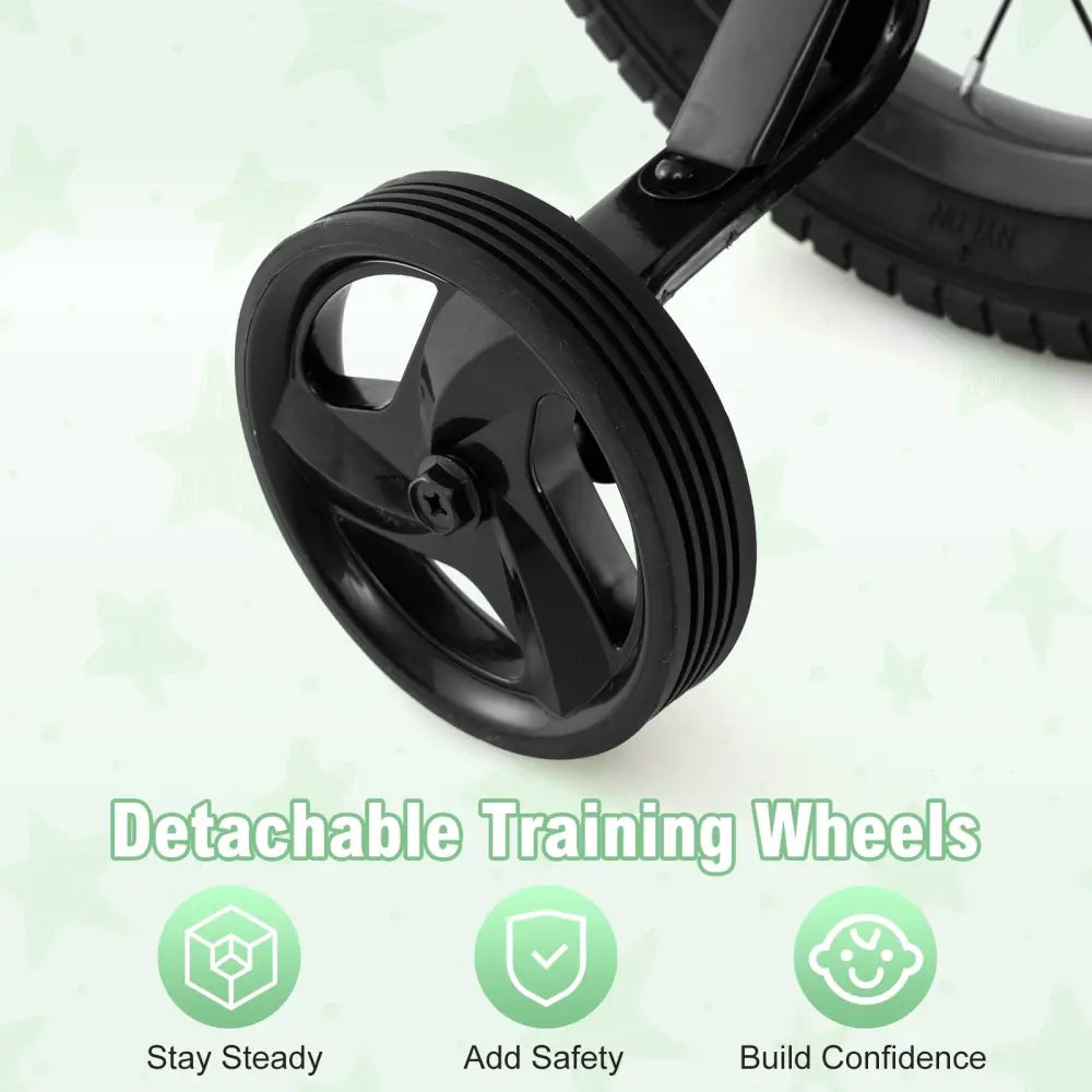 12 Inch Kids Bike Adjustable with Transparent Chain Cover for 3 - 4 Years Old - Oasis Home Essentials