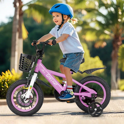 12 Inch Kids Bike for 3 - 4 Years Old Sport Bicycle with Adjustable Handlebar and Saddle - 12 inches - Oasis Home Essentials