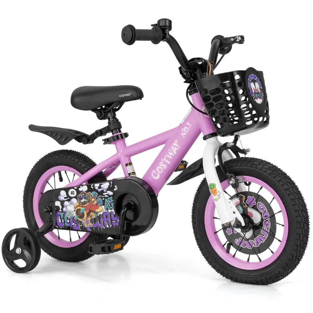 12 Inch Kids Bike for 3 - 4 Years Old Sport Bicycle with Adjustable Handlebar and Saddle - 12 inches - Oasis Home Essentials