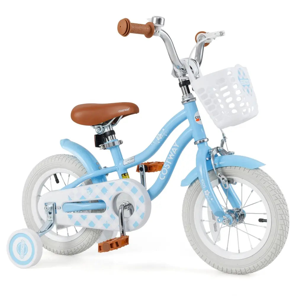 12 Inch Kids Bike with Adjustable Handlebar and Seat for 3 - 4 Year Old - Oasis Home Essentials