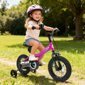 12-Inch Kids Bike with Removable Training Wheels Pink-Brave Hero - Kids Bike