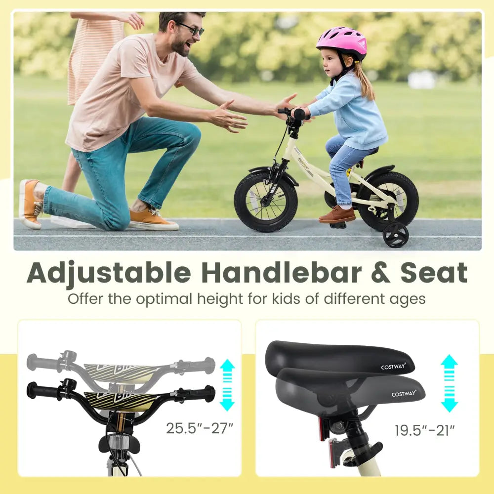 12 Inches Kids Bike Sport Bicycle with Removable Training Wheels - Kids Bike