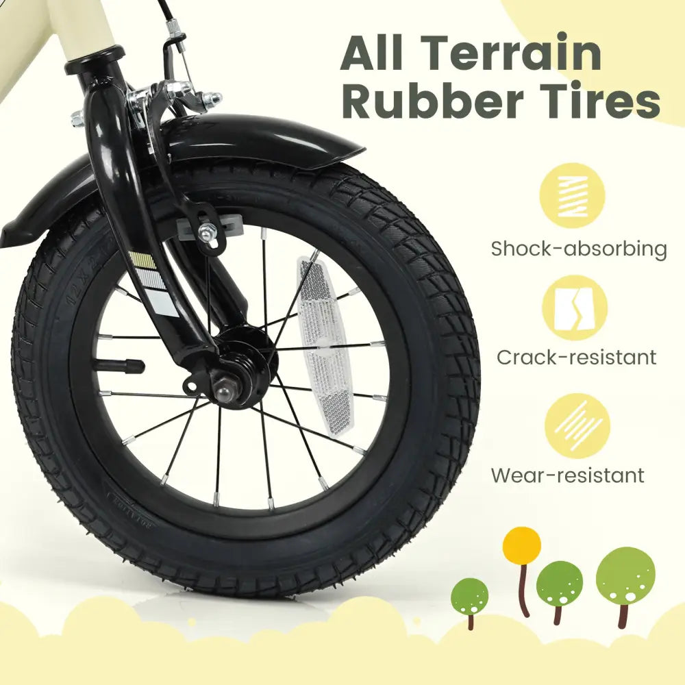 12 Inches Kids Bike Sport Bicycle with Removable Training Wheels - Kids Bike
