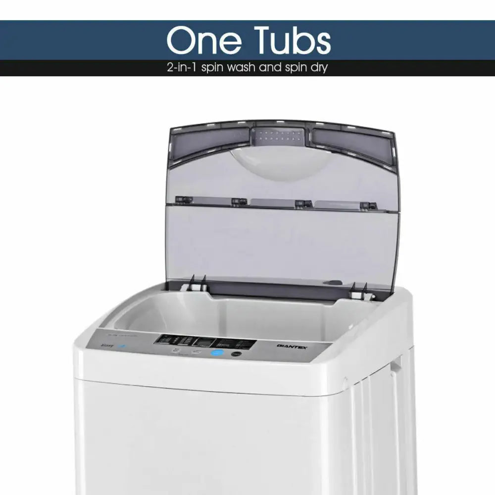 12 lbs Full-automatic Washing Machine with 10 Wash Programs Costway